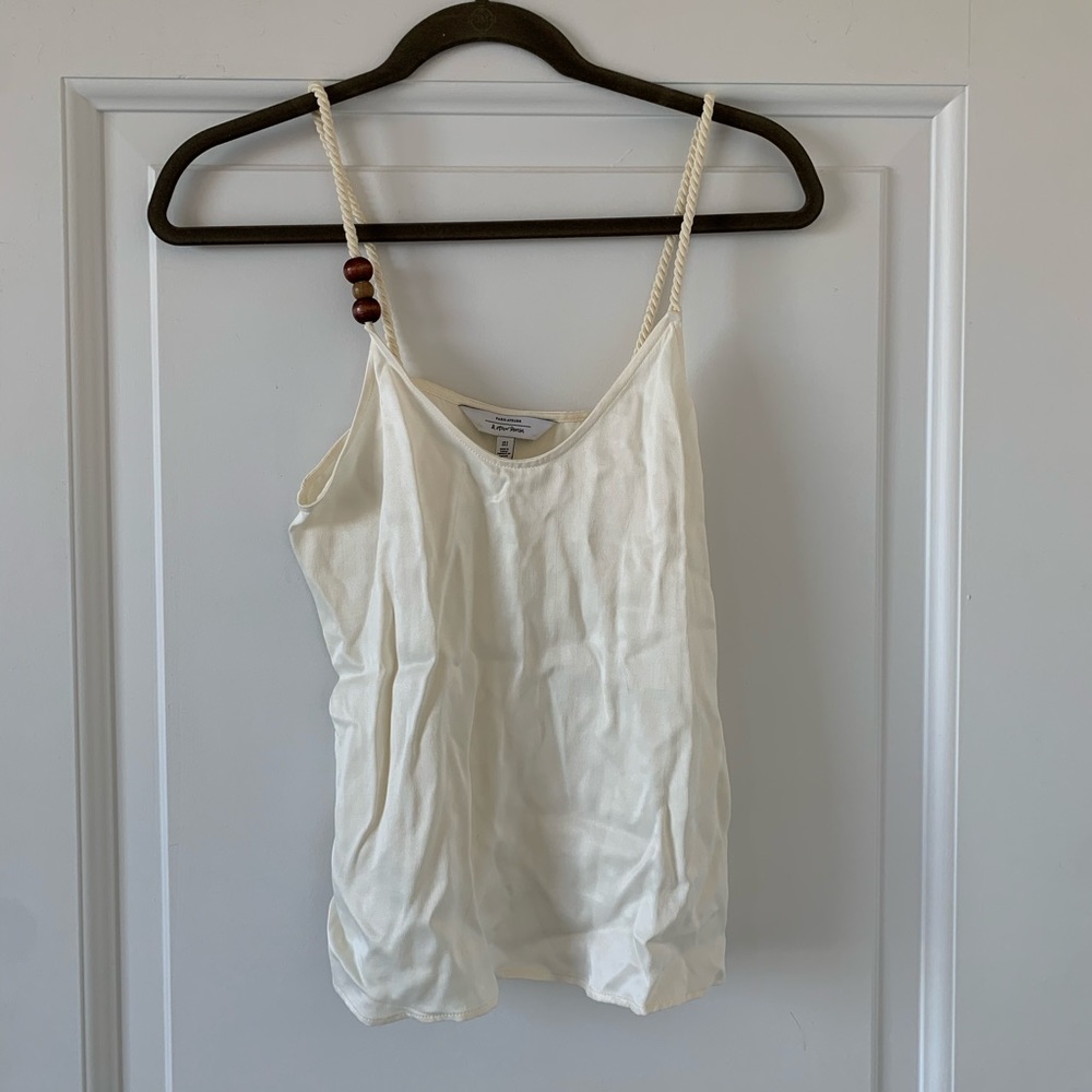 & Other Stories Tank Top with Wood Beads